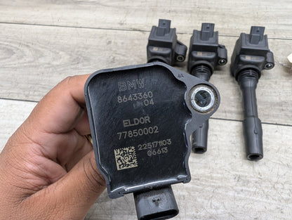 OEM BMW F30 F32 F44 G01 G05 G20 Engine B46 B48 B58 Ignition Coils SET