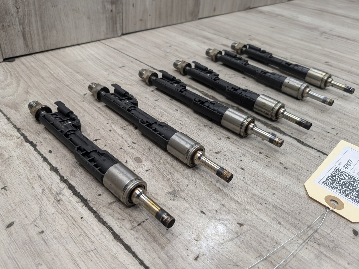 2017 BMW F16 X6 Engine Motor Injector SET 7639994
