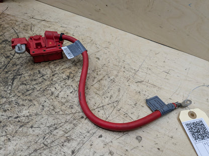 OEM BMW E82 E88 E90 E92 328 335 M3 Battery Plus Pole Terminal Positive Red Cable