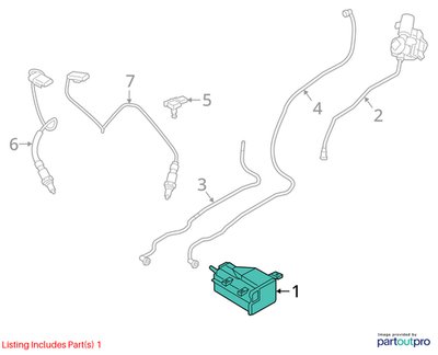 OEM BMW F95 G05 G06 G07 X5 Charcoal Filter Fuel Tank Vapor Evaporator Canister
