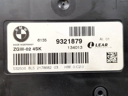 2011 - 2016 BMW 535i F10 Gateway Module 9321879 N55B30A