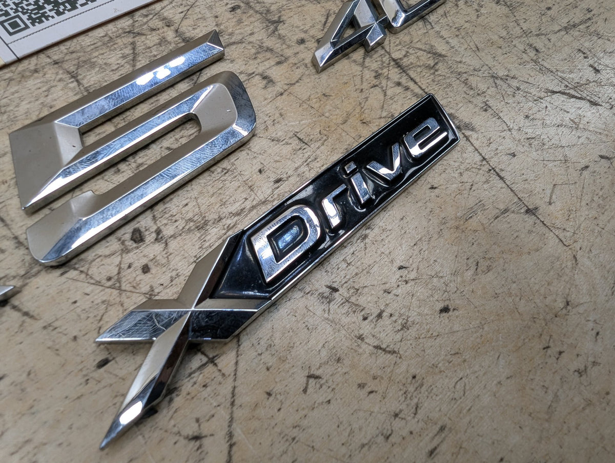 2019-2026 BMW X5 G05 Liftgate Trunk Lid Badge/ Letters 7424395 OEM
