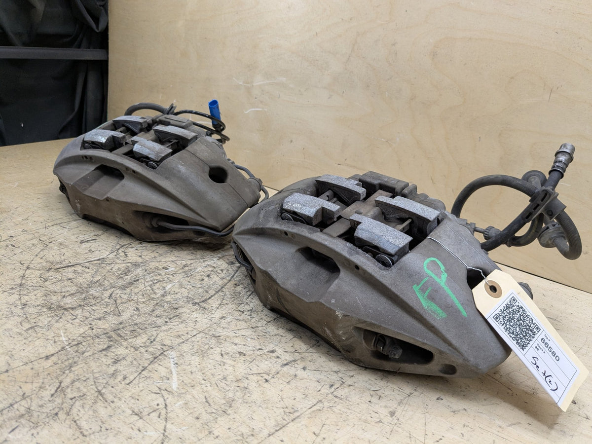 16-22 OEM BMW G11 G12 745eX 750i 750iX Front Left Right Brake Caliper Gray SET