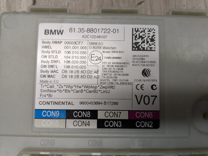 OEM BMW F90 F97 G01 G02 G12 G30 X3 BDC Body Domain Control Module Unit + Key
