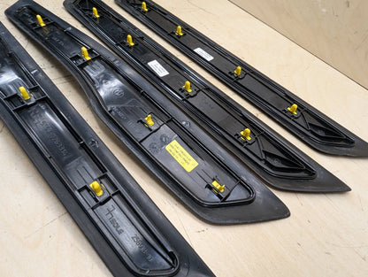 2012-2018 BMW 320i F30 Front Rear Left Right Scuff Plate Door Sill SET 7263315