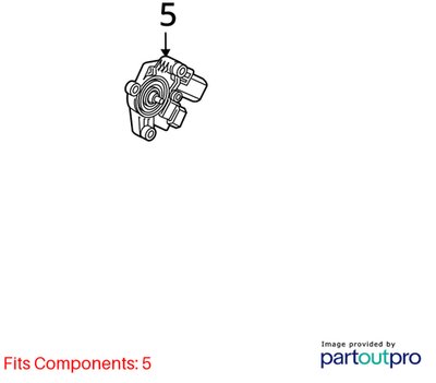 18-24 OEM BMW G01 G02 X3 X4 FRONT Right Passenger Door Window Regulator Motor