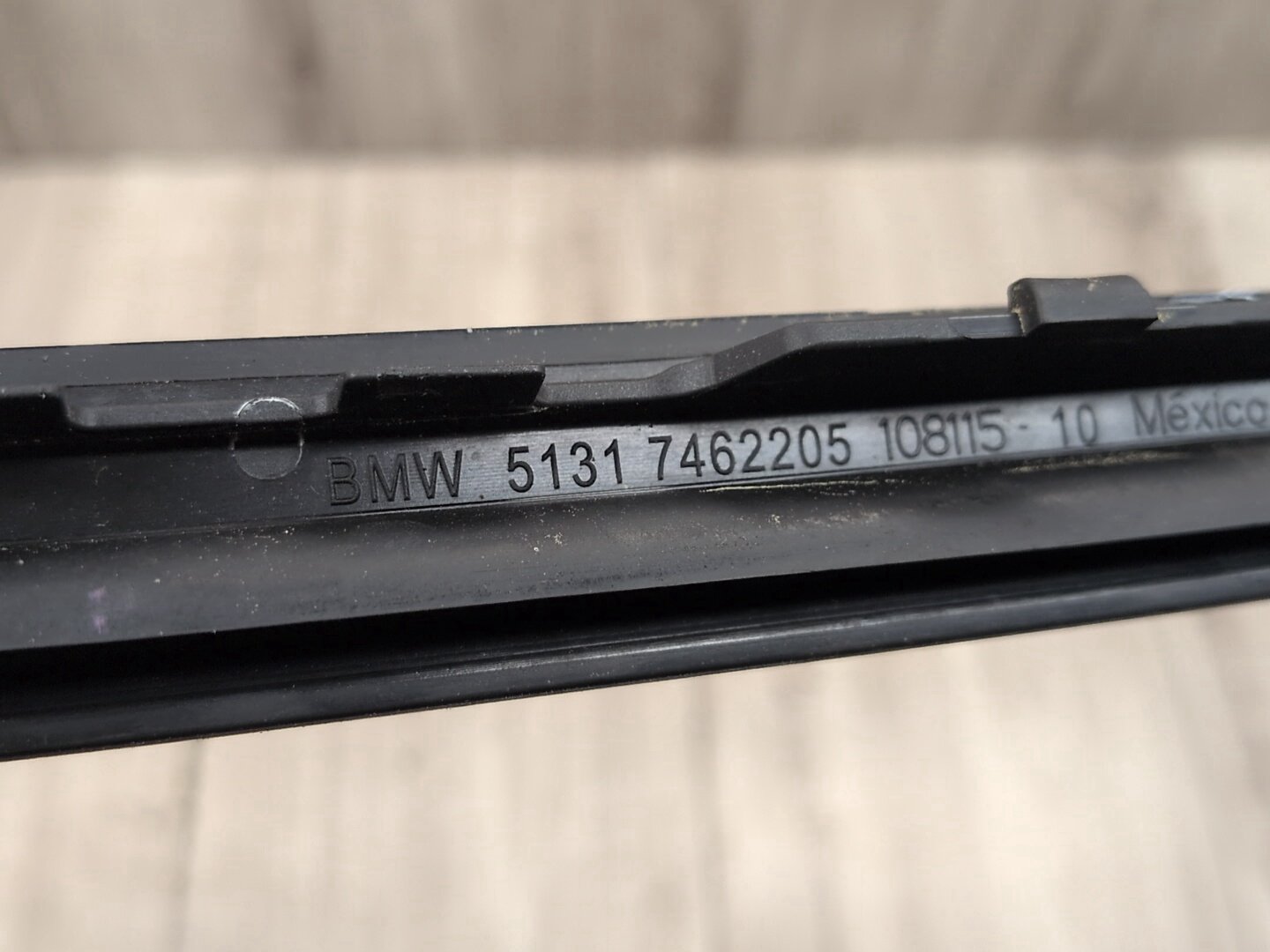 2014-2018 BMW X5 F85 Front Left Right Side Windshield Drip Trim Molding SET 7462205