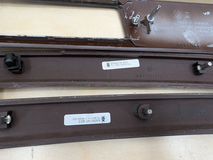 07-13 OEM BMW E99 335 Wood Burr Walnut Interior Trim Dash Panels Console SET