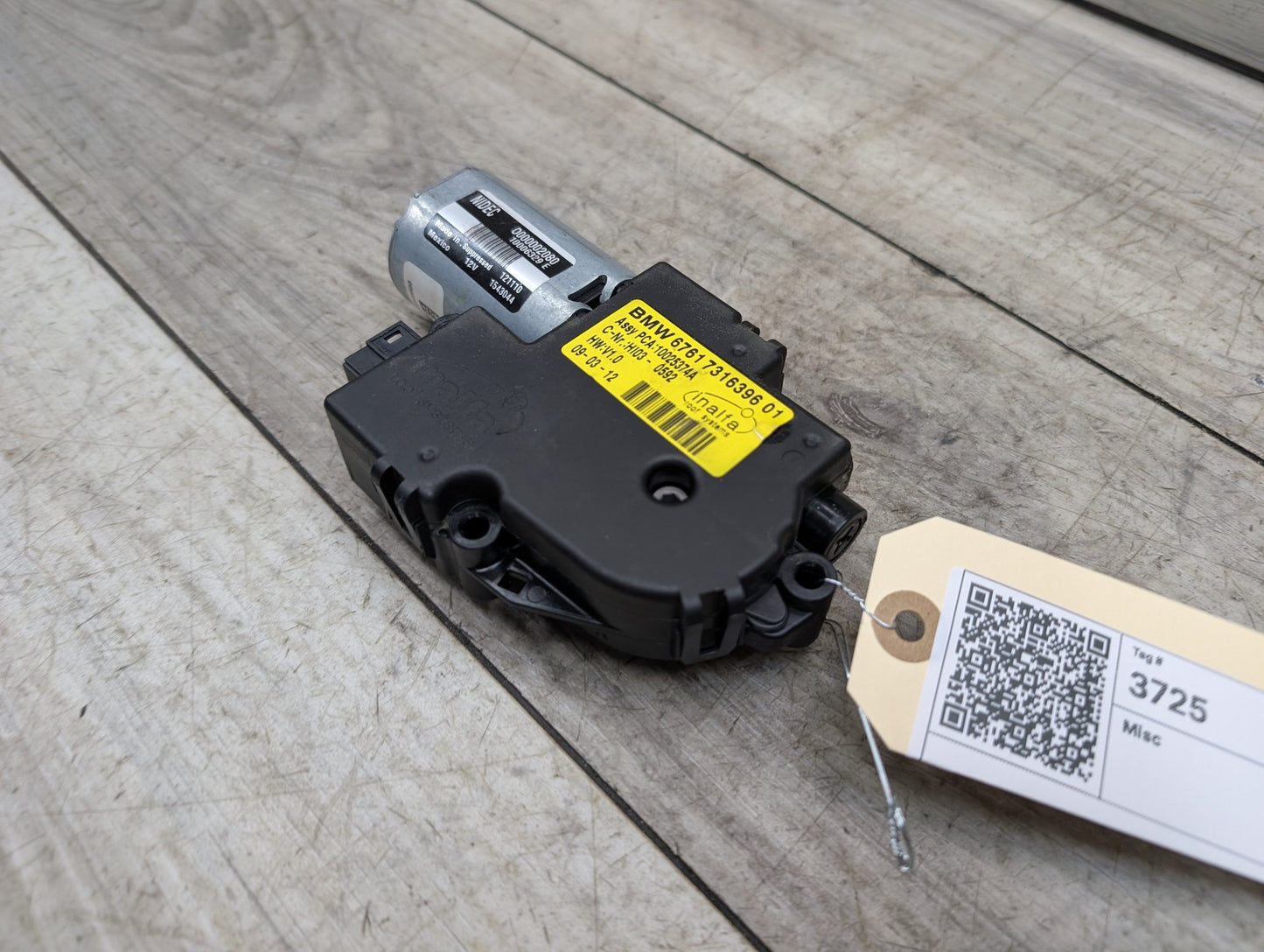 OEM BMW MINI E84 F15 F25 F54 F55 F56 F60 Panoramic Sunroof Drive Motor Actuator