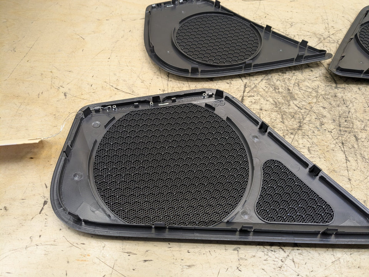 12-18 OEM Audi A6 C7 Front Rear Left Right Door Speaker Grille Cover SET