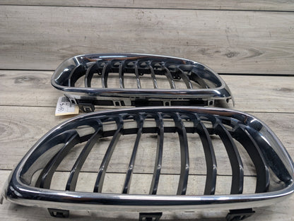 2014 - 2019 BMW 340 F34 Front Left Right Upper Bumper Cover Kidney Grilles SET 7294804 B58B30M0