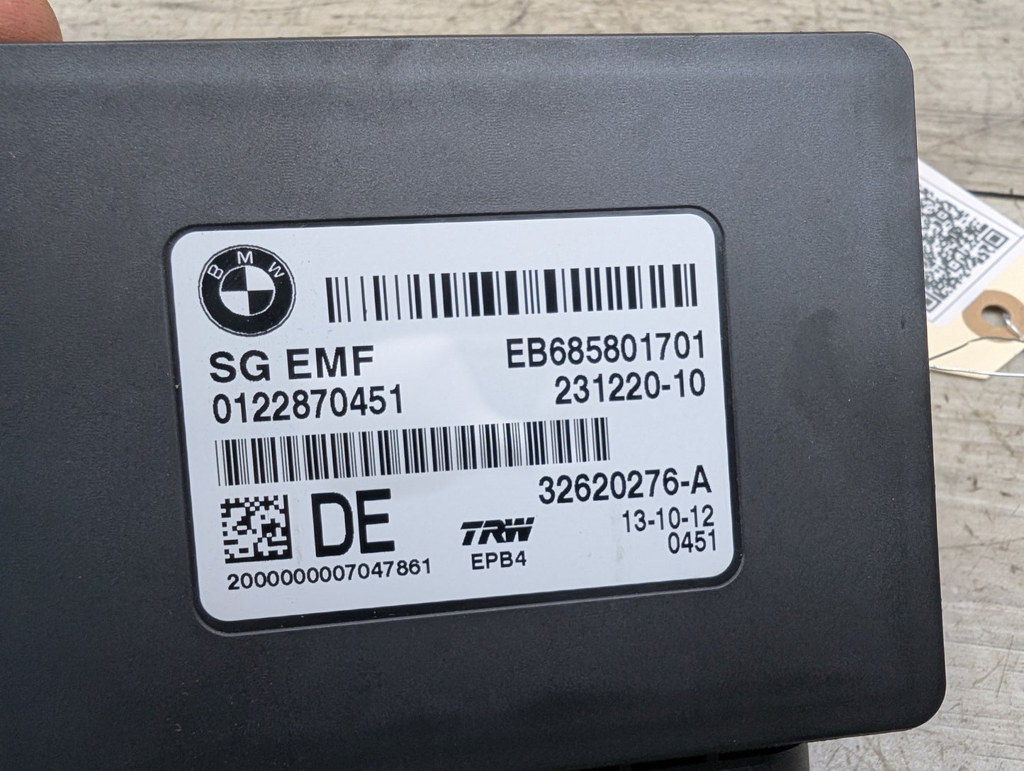 12-18 OEM BMW F10 F06 F12 F13 Electric Parking Park Brake Control Module EMF