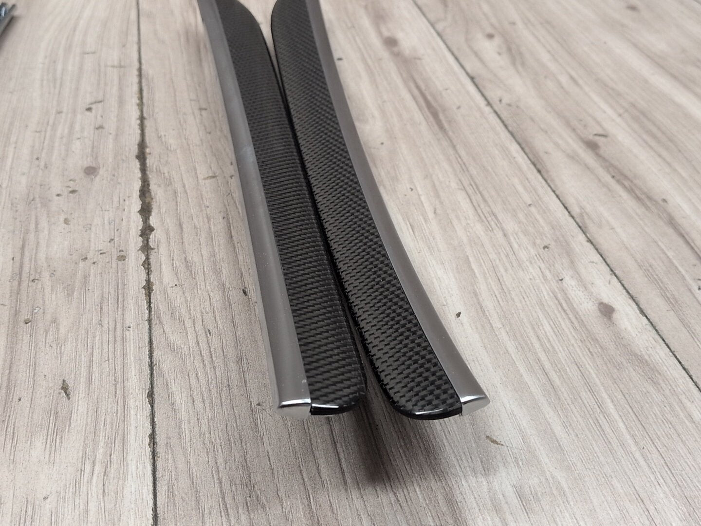 08-17 OEM Audi S5 Center Console Shift Interior Door Trim Panel Carbon Fiber SET