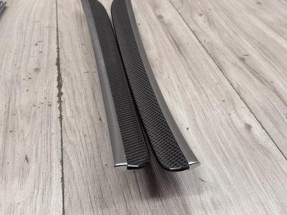 08-17 OEM Audi S5 Center Console Shift Interior Door Trim Panel Carbon Fiber SET