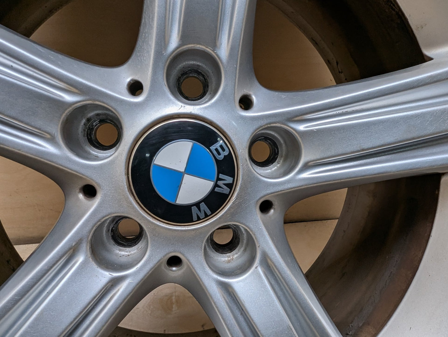 OEM BMW F30 F32 F33 F36 328 335 428 Wheel Rim 17x7.5 ET:37 Star Spoke Style 393