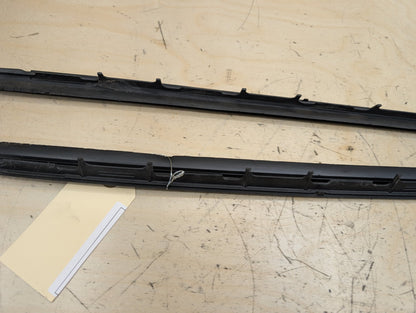 2012-2018 BMW 328i F30 Front Left Right Side Windshield Drip Trim Molding SET 7258188