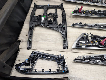 2017-2023 BMW 530i G30 Front Rear Left Right Dash Interior Trims SET 9370802