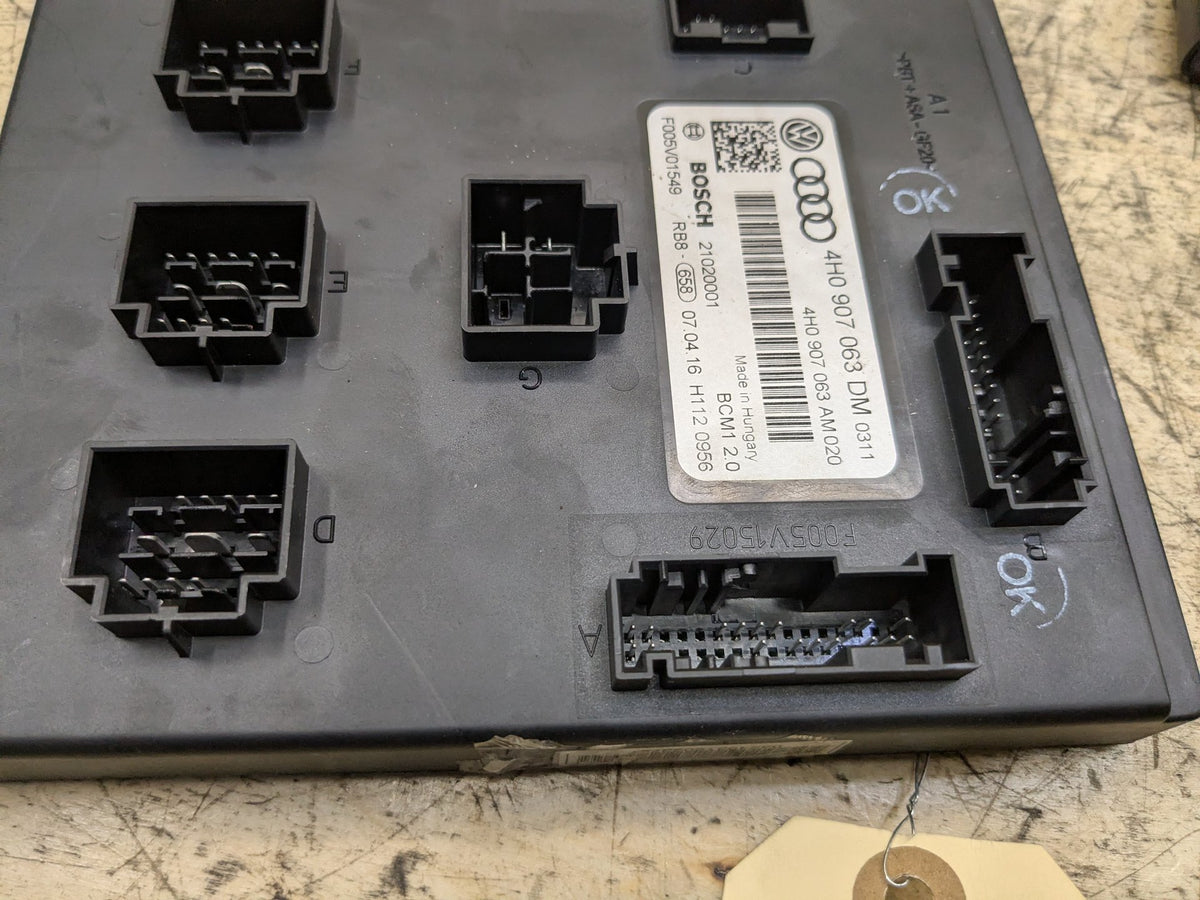 2012-2018 Audi A6 C7 BCM Body Control Module 4H0907063DM OEM