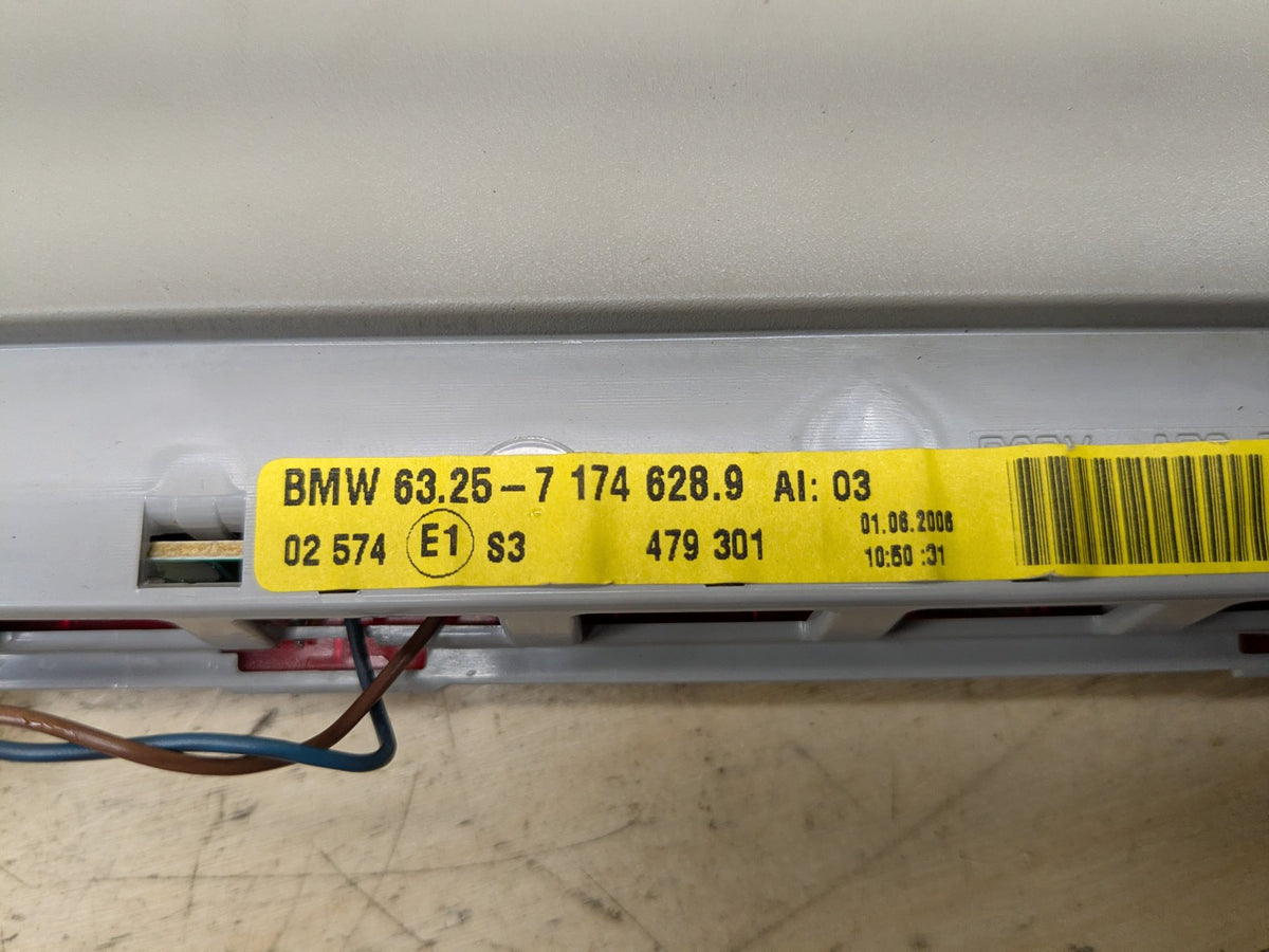 2007-2013 BMW 335i E92 Upper Liftgate Trunk Lid 3rd Brake Light 7174628 OEM