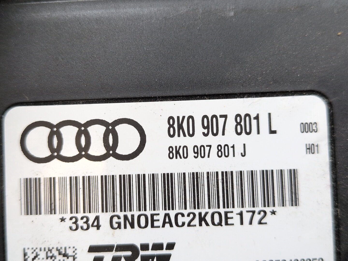 2008 - 2017 Audi S5 8T Electric Emergency Parking Brake Module 8K0907801L