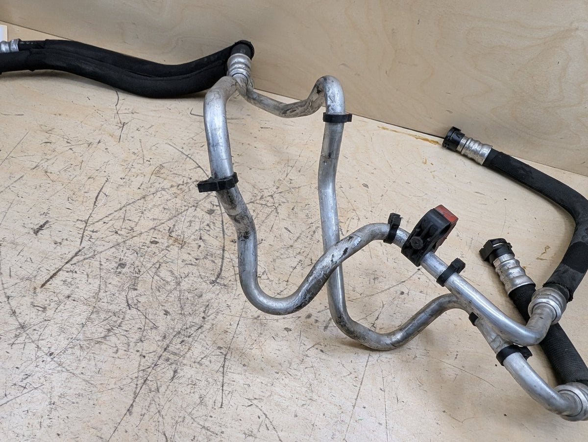 2010-2017 BMW F07 535i GT xDrive N55B30M0 Engine Oil Cooler Line Return Flow SET 7636941