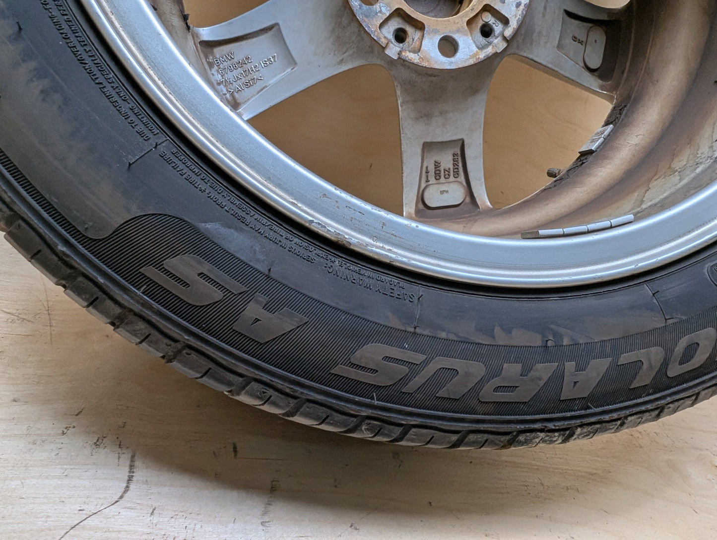 OEM BMW F30 F32 F33 F36 328 335 428 Wheel Rim 17x7.5 ET:37 Star Spoke Style 393
