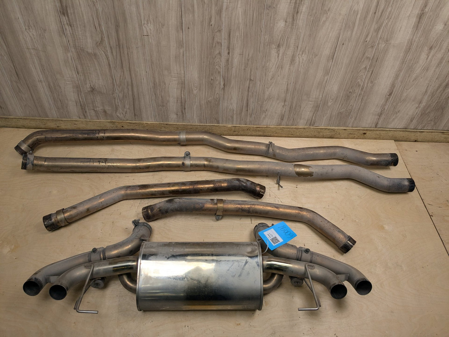 17-24 AMYTRIX BMW G30 M550iX N63TU2 4.4L V8 Valved Exhaust Muffler Pipes SET
