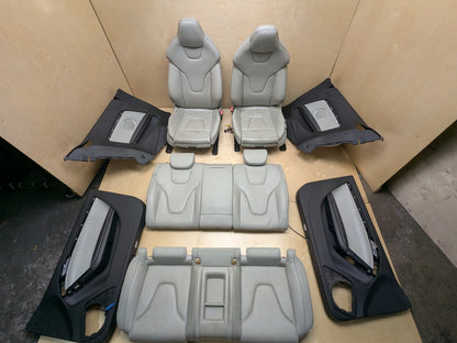 09-17 OEM Audi A5 S5 RS5 B8 8T COUPE Interior Front Rear Seats Door Panels CREAM