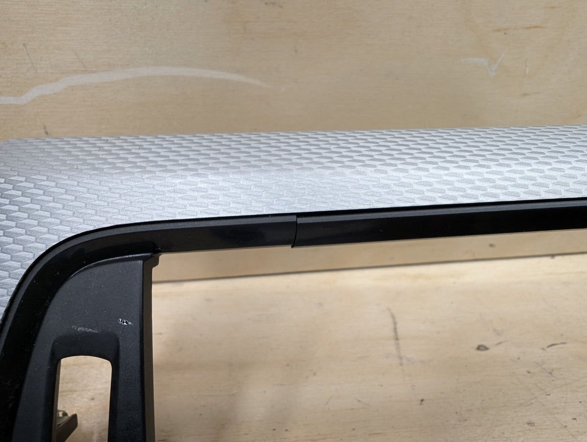 OEM BMW F30 F32 F36 Center Console Dash Door Interior Trim Aluminum Hexagon SET