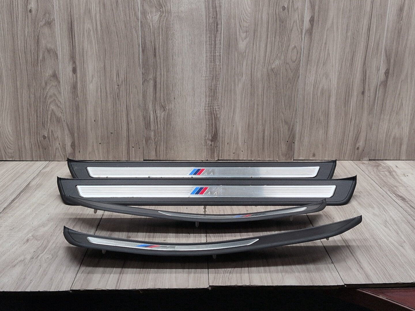 2011 - 2016 BMW 535i F10 Front Rear Left Right Scuff Plate Door Sill SET 8050054 N55B30A
