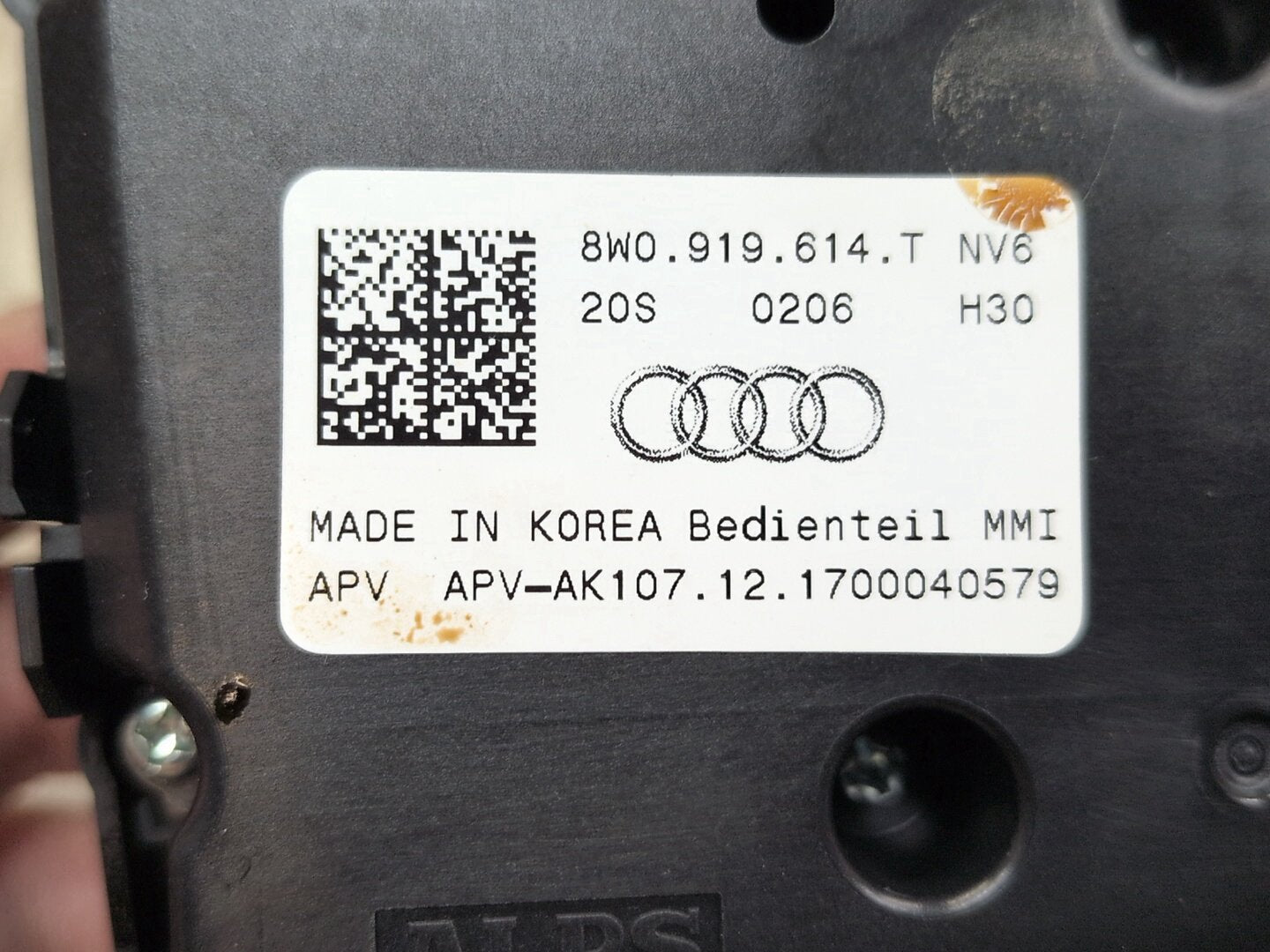 17-25 OEM AUDI A4 A5 RS5 S4 S5 S7 Infotainment Display Control Switch