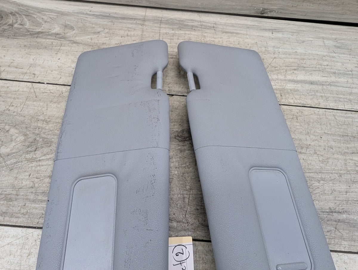 2008-2013 BMW 128i E82 Front Left Right Sun Visor SET 2996644 OEM