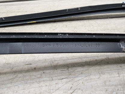 2006-2011 BMW 328i E90 Front Left Right Side Windshield Drip Trim Molding SET 7179253