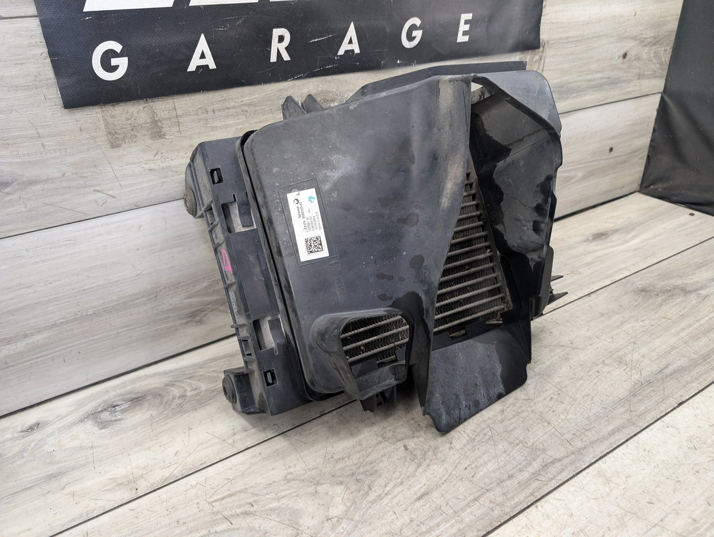 2015 BMW X6 F86 Left Driver Secondary Auxiliary Radiator 7645693 S63B44T2