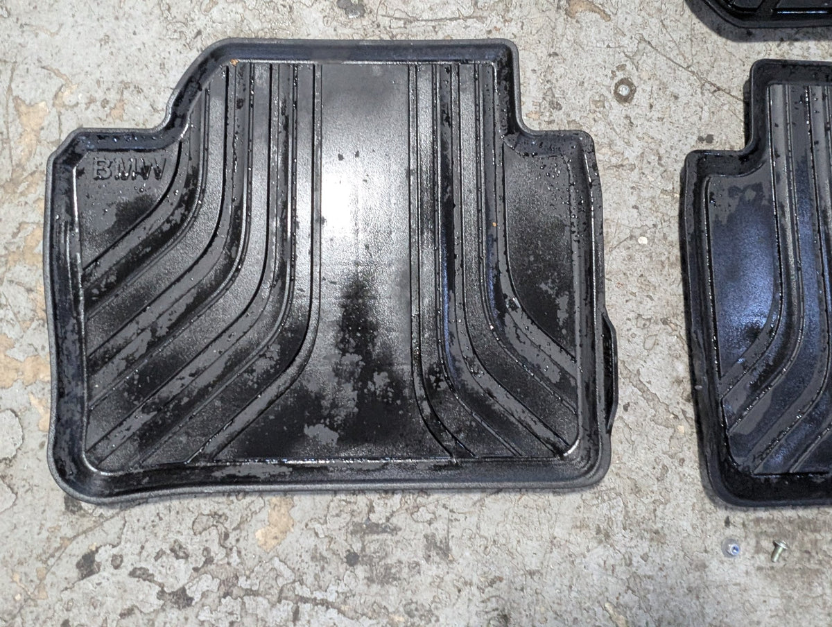 12-18 OEM BMW F30 F80 Front Rear Left Right All Weather Carpet Floor Mats SET