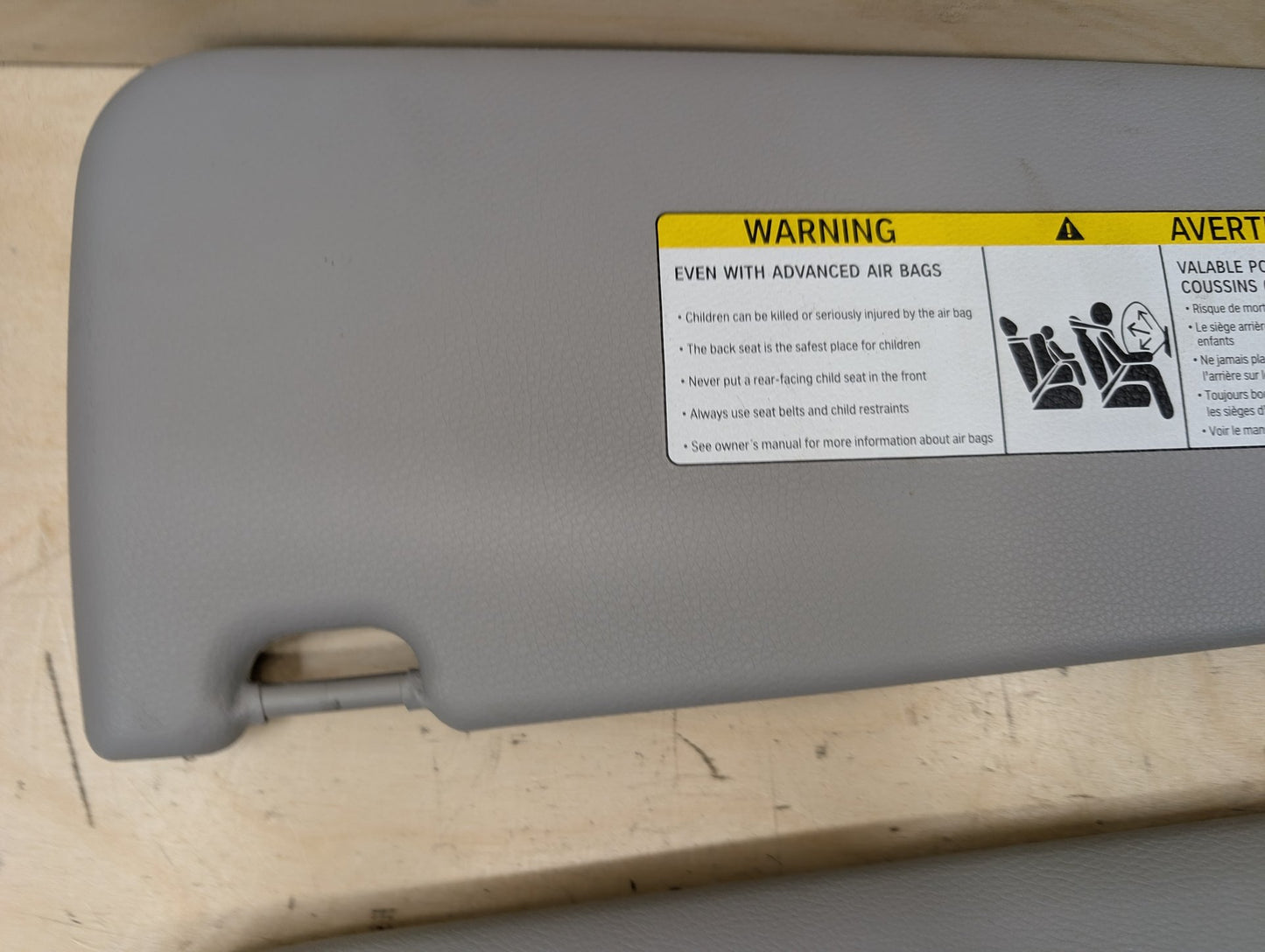 2006-2011 BMW 328i E90 Front Left Right Sun Visor SET 7252053