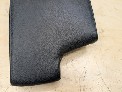 06-13 OEM BMW E90 E92 E93 Center Console Armrest Tray BLACK Leather Dakota