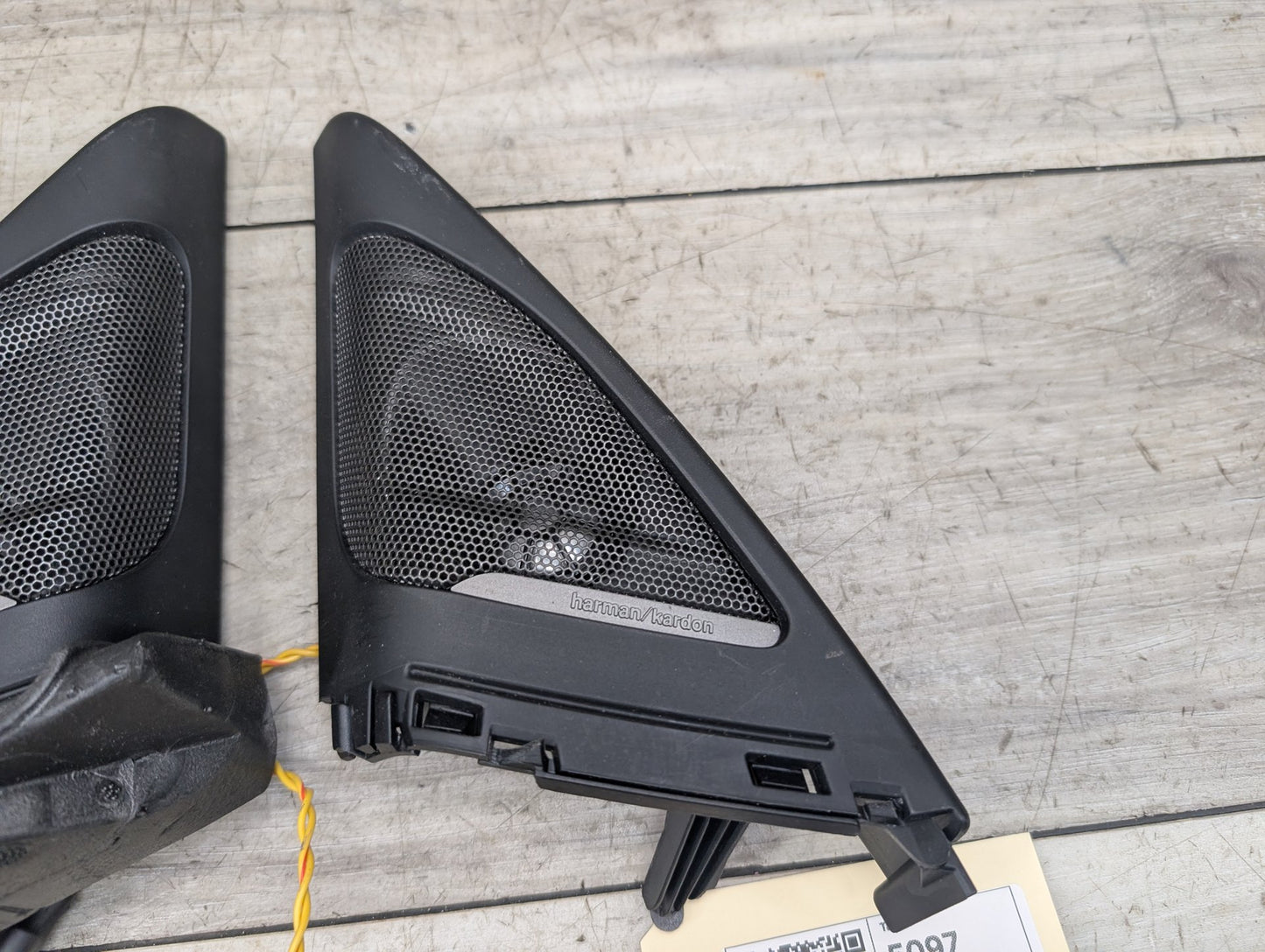 2014 - 2019 BMW 340 F34 Front Left Right Door Triangle Corner Speaker Assemblys SET 9226357 B58B30M0