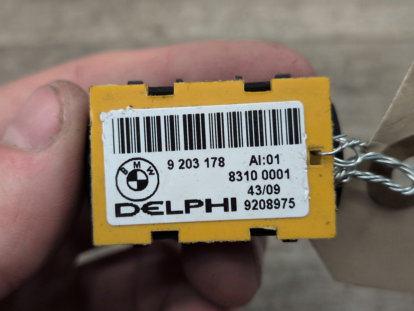 07-13 OEM BMW E82 E90 E92 E93 135 335 Front Left Switch Lumbar Control Module