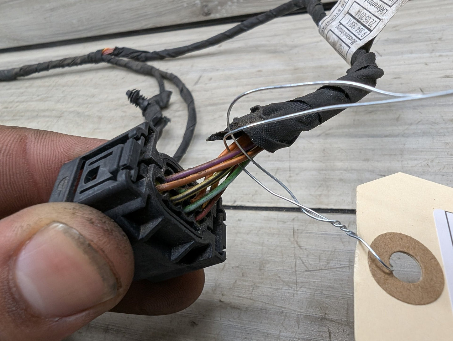 OEM BMW F90 M5 G30 Rear Parking Distance Sonic Harness Wire w/O PDC