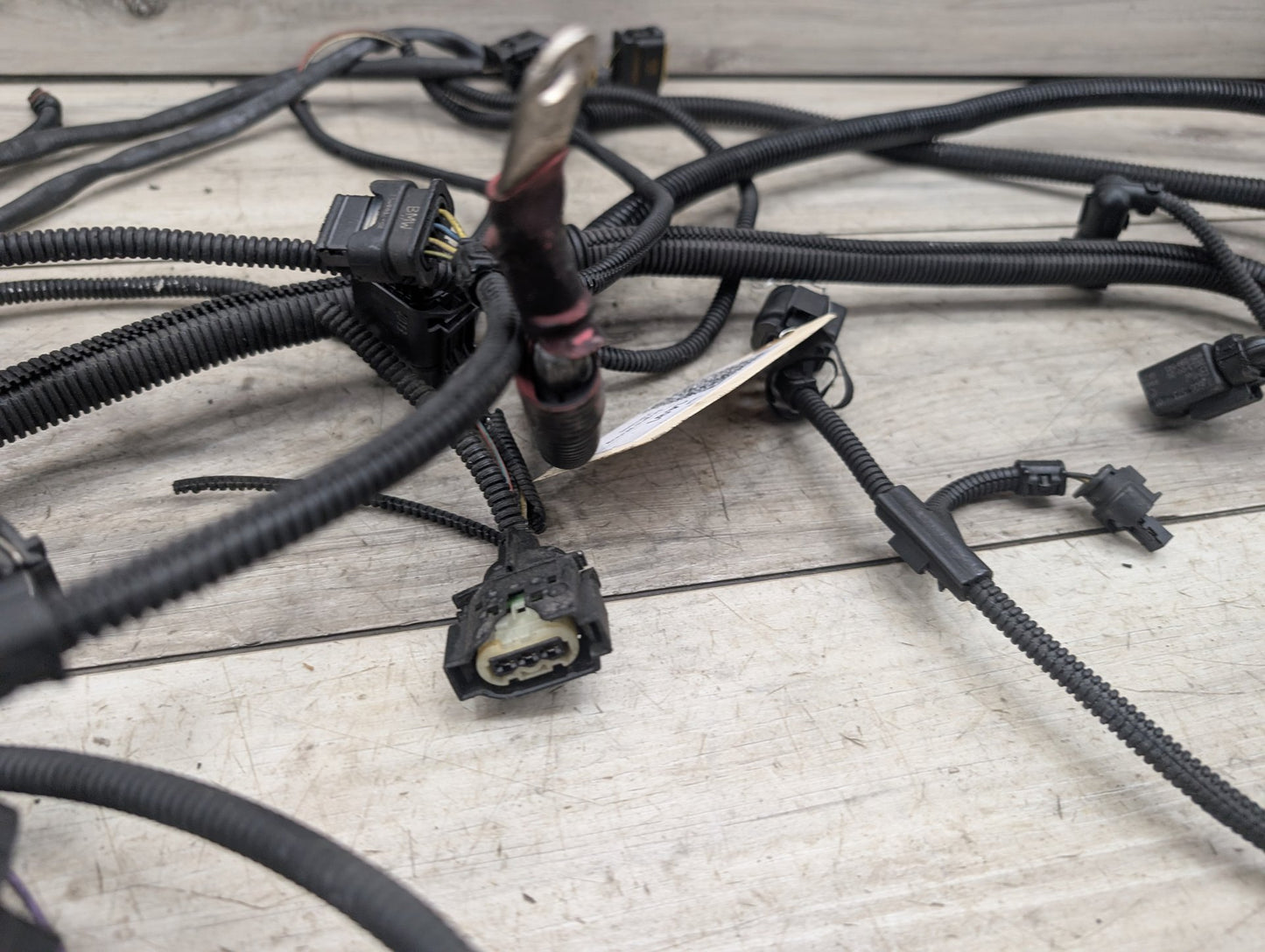 2014 BMW F10 535i Engine Motor Wiring Wire Harness 8605138