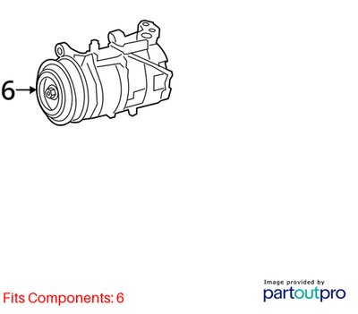 OEM BMW F97 G01 G20 G22 G23 G26 G42 G80 G82 AC Compressor Clutch A/C Pump Pulley
