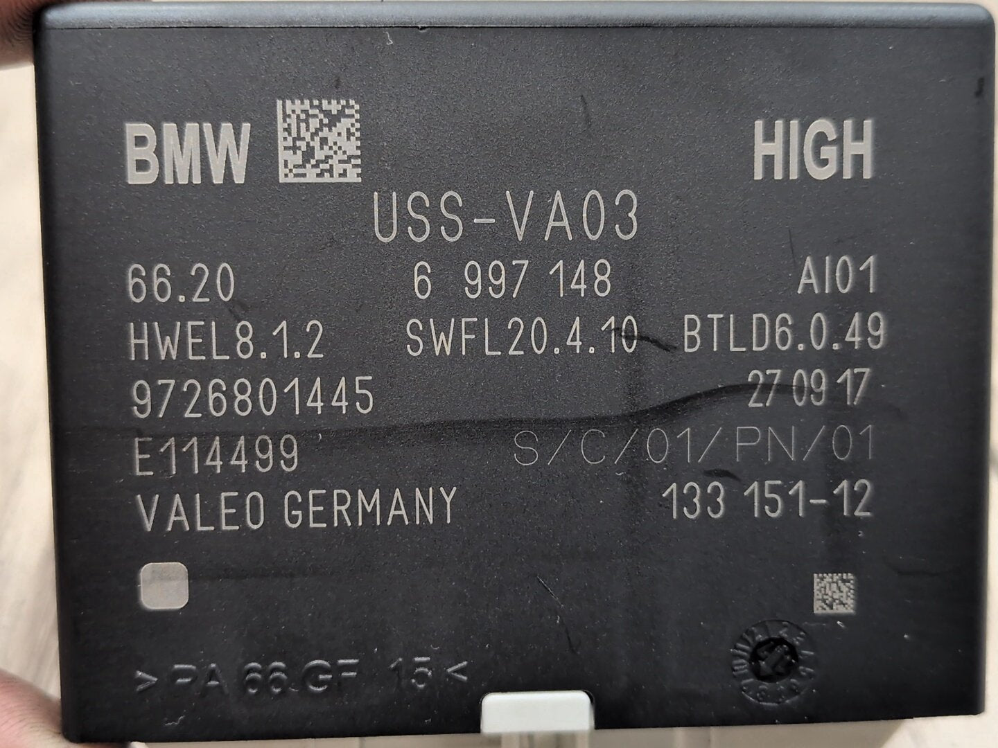 OEM BMW F90 G01 G11 G12 G30 X3 Parking Assist Distance Control Module Unit PDC