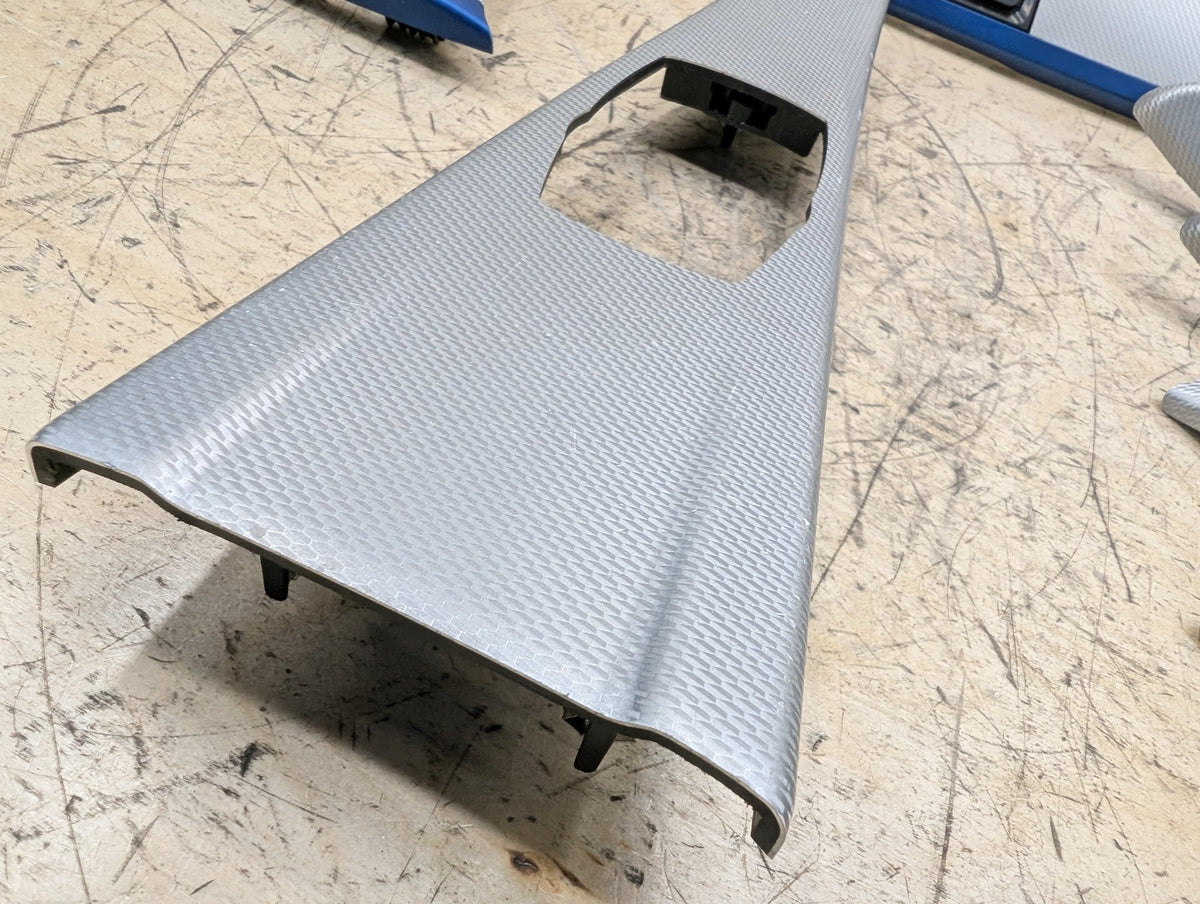 OEM BMW F30 F32 F36 Center Console Dash Door Interior Trim Aluminum Hexagon SET