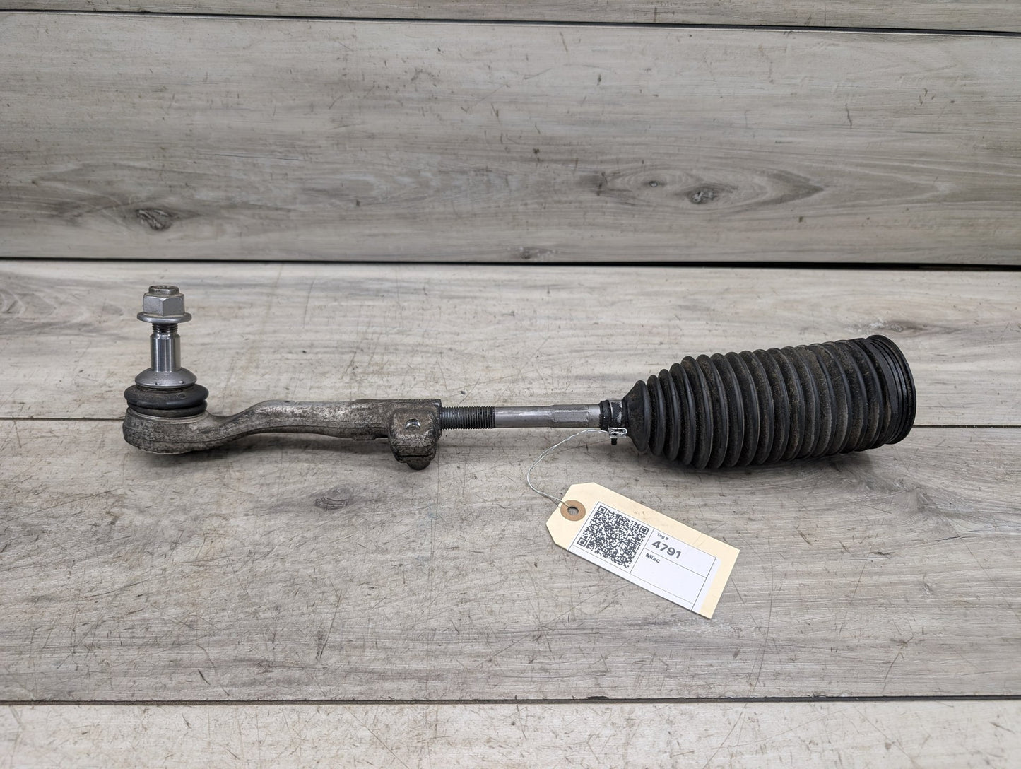 2018 - 2024 BMW X3 G01 Left Driver Tie Rod w/ Boot 4A01665 B46B20O1