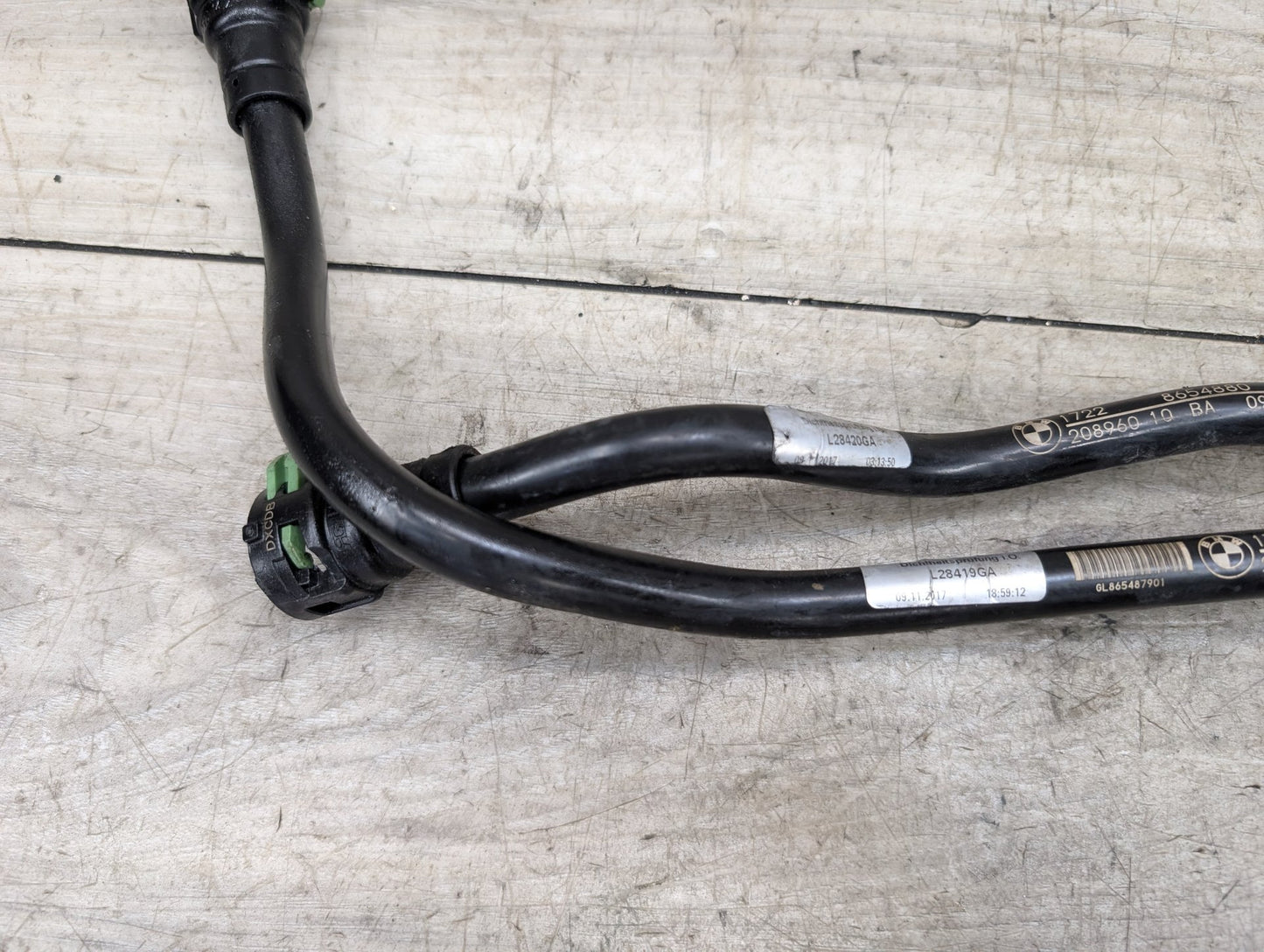 PRE-LCI OEM BMW G01 G12 G30 X3 Transmission Oil Cooler Inlet Outlet Hose B46 B58