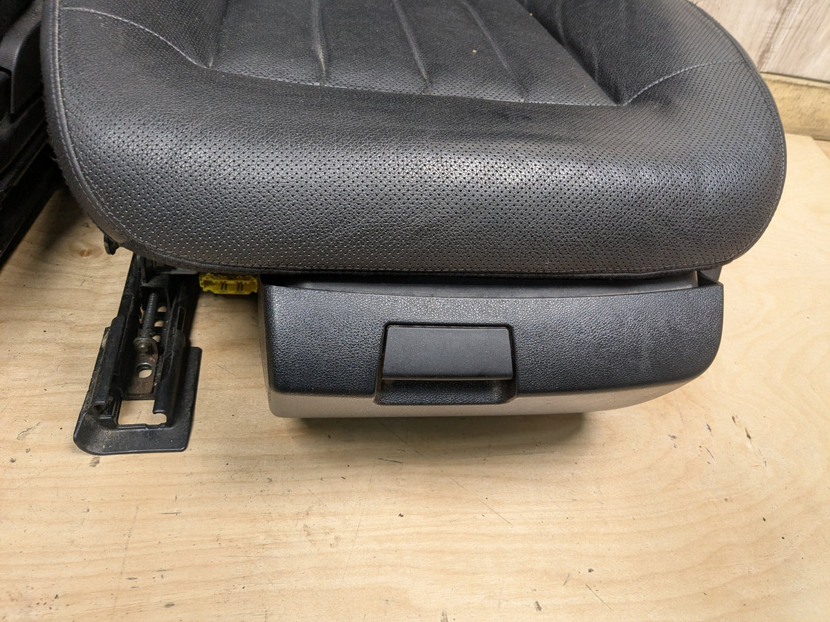 10-13 Mercedes-Benz E550 W212 Front Driver Passenger Seat Assemblys SET Black