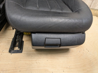 10-13 Mercedes-Benz E550 W212 Front Driver Passenger Seat Assemblys SET Black