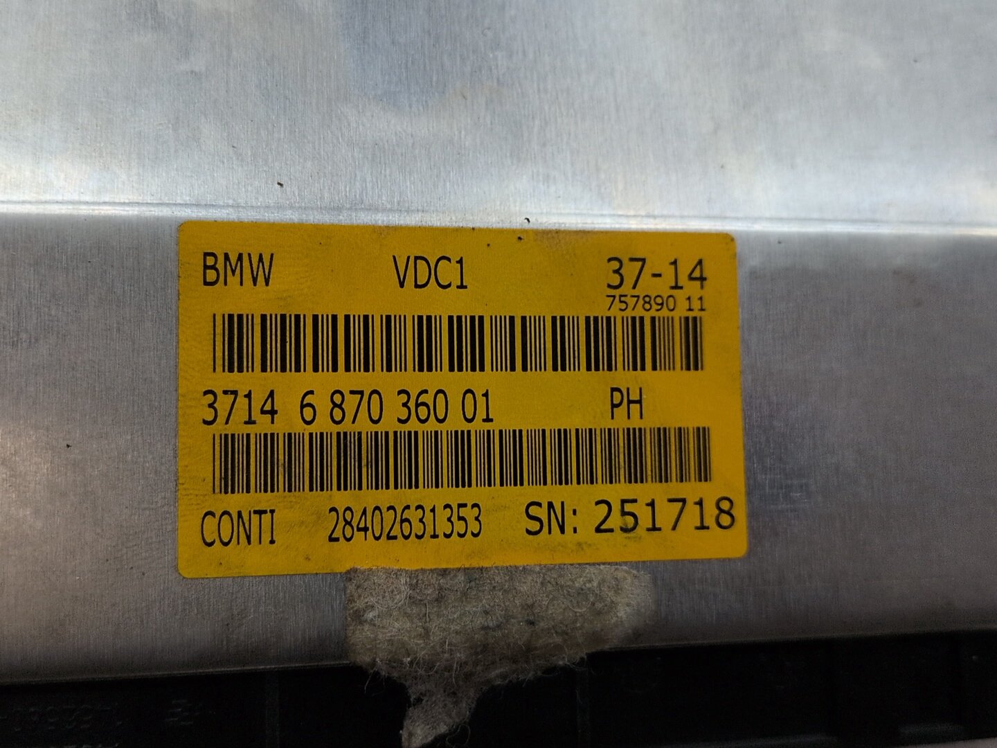2012-2018 BMW M6 F06 - PN: 6870360