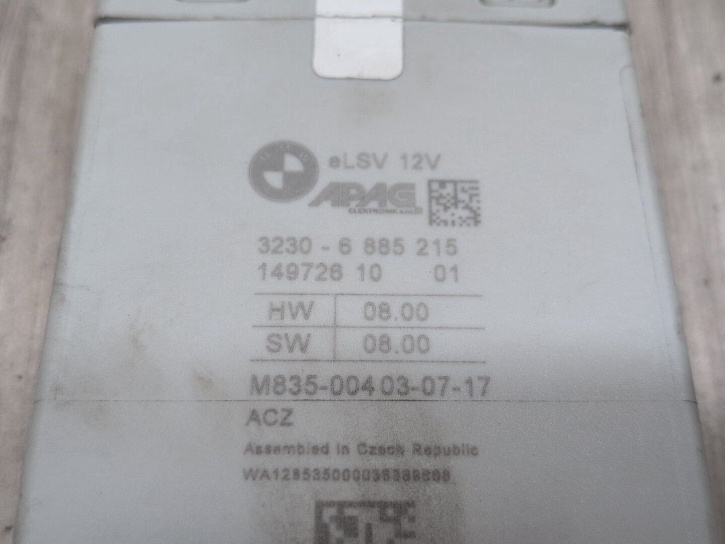 2016-2022 BMW 750i G12 Steering Column Control Module 6885215 OEM